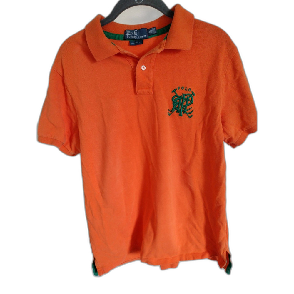 Polo by Ralph Lauren Custom Fit Large Orange Polo Shirt